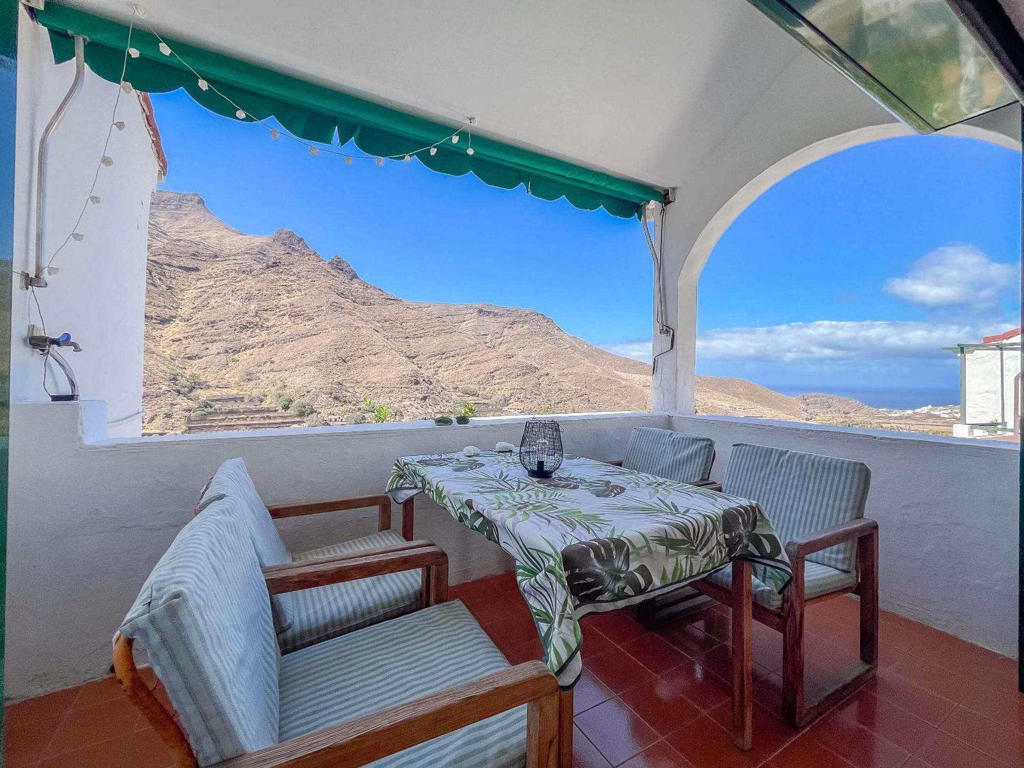 Casa Carmen Agaete Con Terraza Y Vistas Al Mar Apartment Екстериор снимка