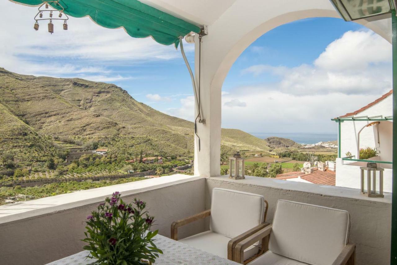 Casa Carmen Agaete Con Terraza Y Vistas Al Mar Apartment Екстериор снимка